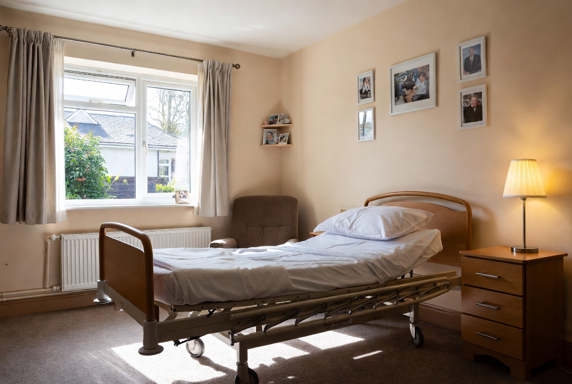 A resident's bedroom